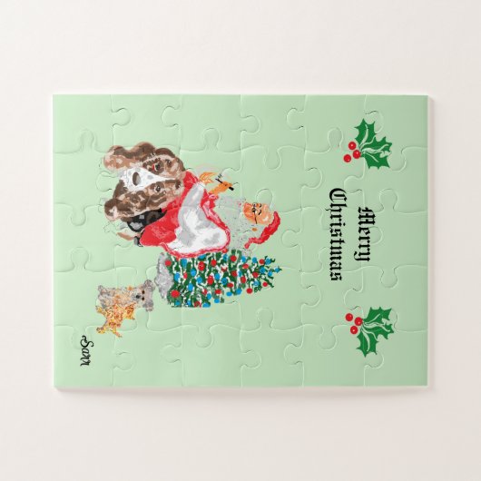 Puzzle: Frohe Weihnachten Puzzle (Horizontal)