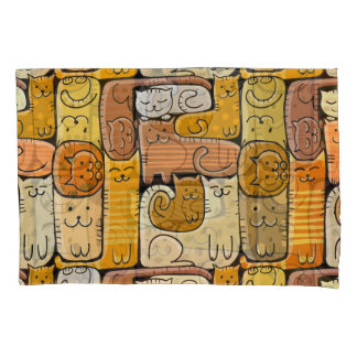 Puzzle Funny Cats House Nahtlos Kissenbezug