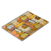 Puzzle Funny Cats House Nahtlos Notizblock (Linke Seite)