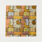 Puzzle Funny Cats House Nahtlos Wandteppich (Vorderseite (Horizontal))