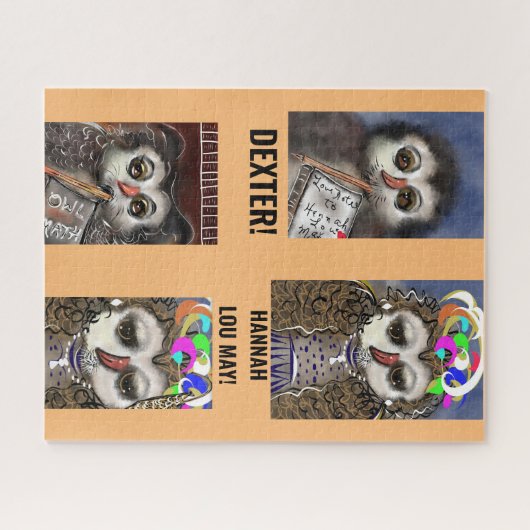 Puzzle Funny, niedliche OWLS! DEXTER, HANNAH LOU M (Horizontal)