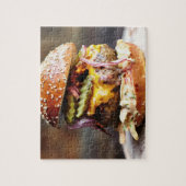 Puzzle für 110-Stück-Hamburger des Big Bobs (Vertikal)