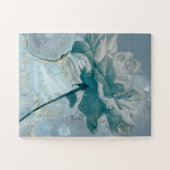 Puzzle für aquamarine Rose (Horizontal)