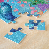 Puzzle für benutzerdefinierte Mermaid-Kindernamen (Seite)