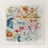 Puzzle für Chemiepapier (Horizontal)