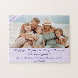 Puzzle für das Foto der Mutter am Tag