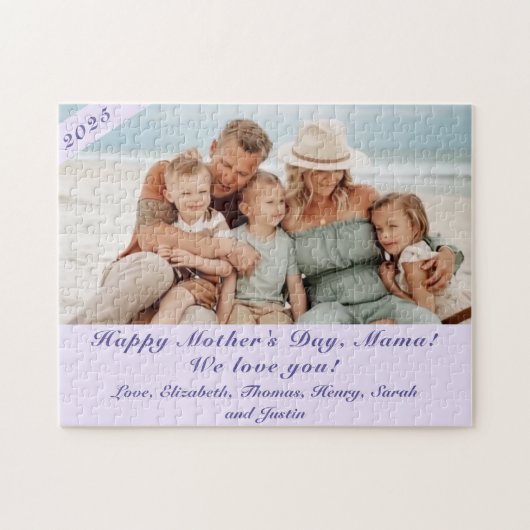 Puzzle für das Foto der Mutter am Tag (Horizontal)