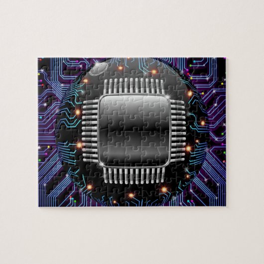 Puzzle für die elektronische Hauptplatine (Horizontal)