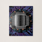 Puzzle für die elektronische Hauptplatine (Vertikal)