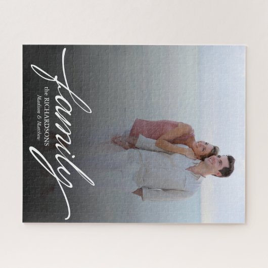 Puzzle für Fotos mit benutzerdefinierter Familie (Horizontal)