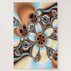 Puzzle für Fraktale am Strand