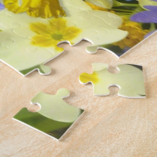 Puzzle für Frühlingsblumen (Seite)