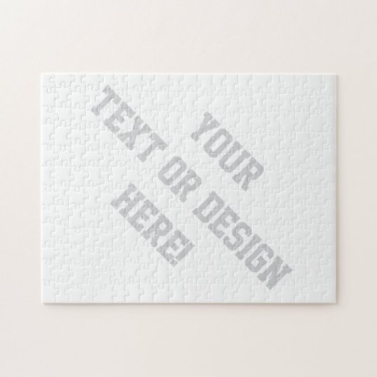 Puzzle für individuell anpassbare Puzzle - Design (Horizontal)