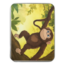 Puzzle für Kinder - Affe in einem Baum