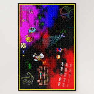 Puzzle für klassische Arcade-Bilder