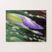 Puzzle für kreative Blume mit mehrfarbigem Foto (Horizontal)