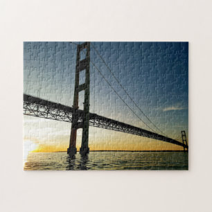 Puzzle für kreatives Foto von Mackinaw-Brücken
