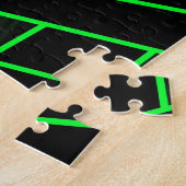 Puzzle für künstlerische grüne Bauweise (Seite)