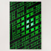 Puzzle für künstlerische grüne Bauweise (Vertikal)
