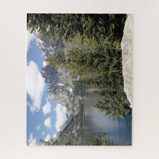 Puzzle für Landschaftliche Sicht auf Grand Tetons (Vertikal)