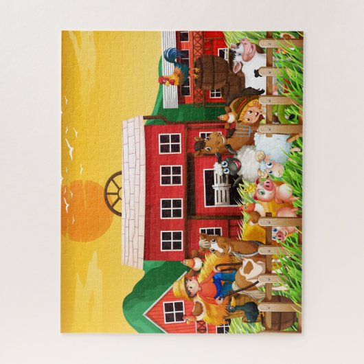 Puzzle für Landtiere (Vertikal)