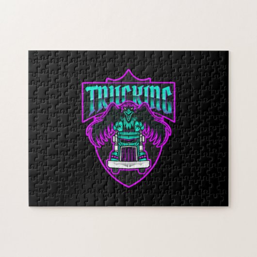 Puzzle für Lastkraftwagen (Horizontal)