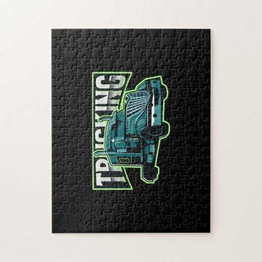 Puzzle für Lastkraftwagen (Vertikal)