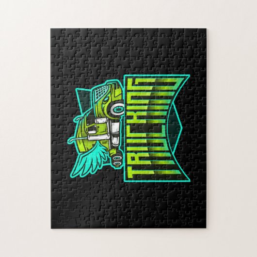 Puzzle für Lastkraftwagen (Vertikal)