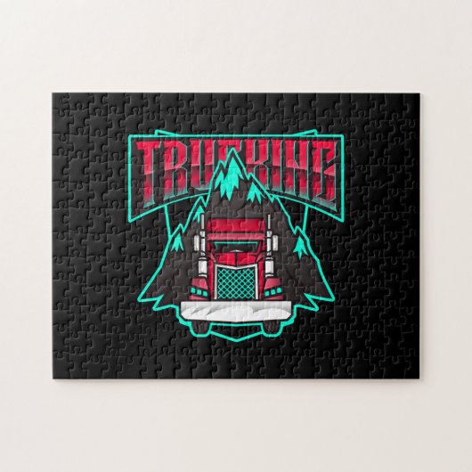 Puzzle für Lastkraftwagen (Horizontal)