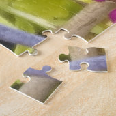 Puzzle für Lila Blume (Seite)
