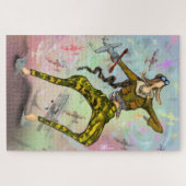 Puzzle für Mädchen-Pilot (Horizontal)