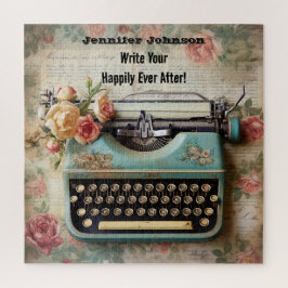 Puzzle für motivierend Schreibmaschine