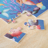 Puzzle für personalisierte Meerjungfrau (Seite)