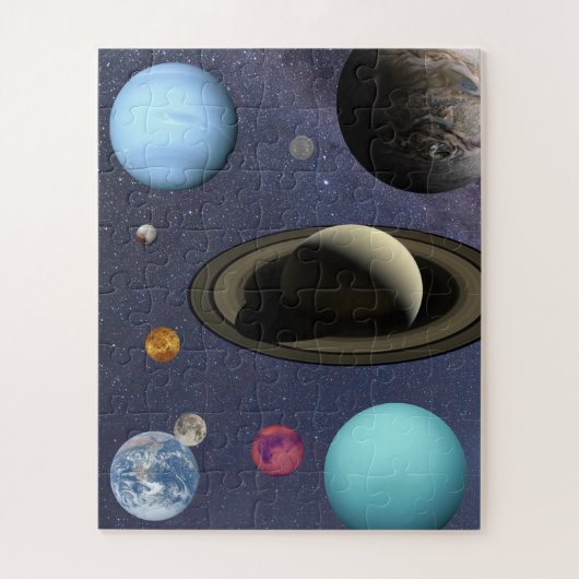 Puzzle für Sonnensysteme (Vertikal)