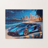 Puzzle für Sportwagen (Horizontal)