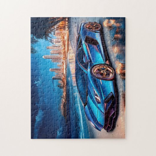 Puzzle für Sportwagen (Vertikal)