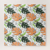 Puzzle für tropische Blätter (Horizontal)