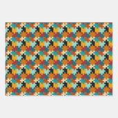 Puzzle für Vintage Ästhetik Geschenkpapier Set (Vorderseite)