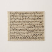 Puzzle für Vintage Noten in Handschrift (Horizontal)