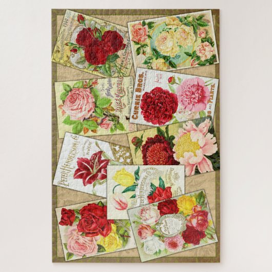 Puzzle für Vintage Rose (Vertikal)