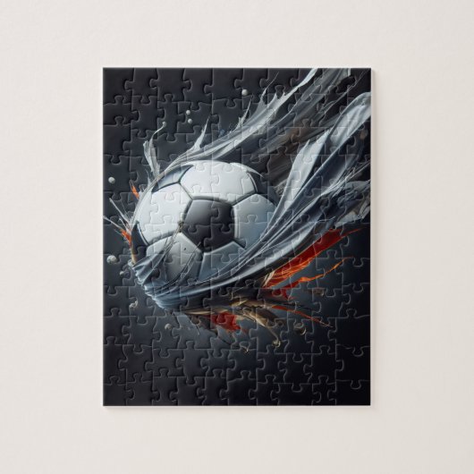 Puzzle "Fußball Splash" (Vertikal)