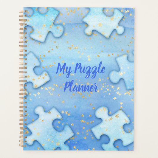 Puzzle Game Starry Skies Cloud Planner Planer (Vorderseite)