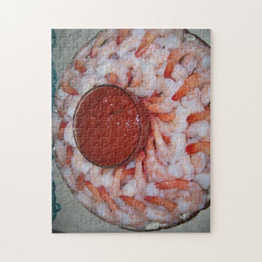 Puzzle-Garnele-Servierplatte Puzzle (Vertikal)