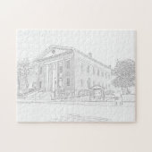 Puzzle - Gebäude zu Farbe (Horizontal)