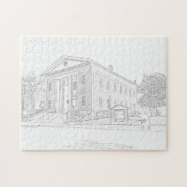 Puzzle - Gebäude zu Farbe