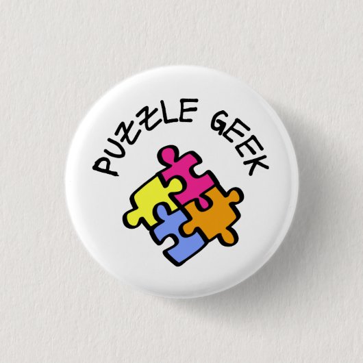 Puzzle Geek Button (Vorderseite)