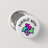 Puzzle Geek Button (Vorne & Hinten)