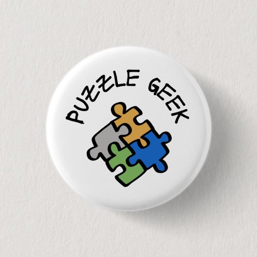 Puzzle Geek Button (Vorderseite)