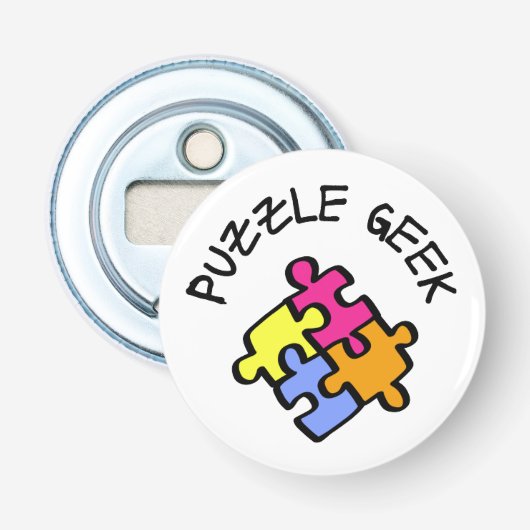 Puzzle Geek Flaschenöffner (Vorderseite)