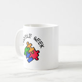 Puzzle Geek Kaffeetasse (Vorderseite Links)